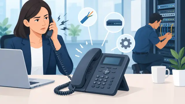 Why Do Office Phones Crackle? Causes and Fixes